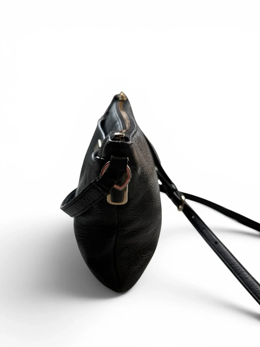 Coach Black Pebbled Leather Crossbody Bag